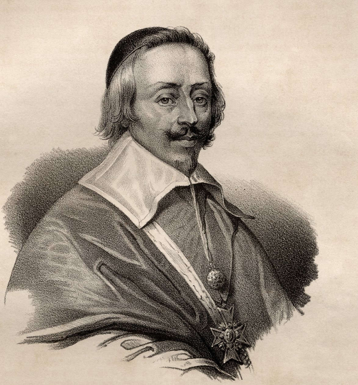 Portrait of Armand Jean du Plessis, Cardinal and Duke of Richelieu by French School