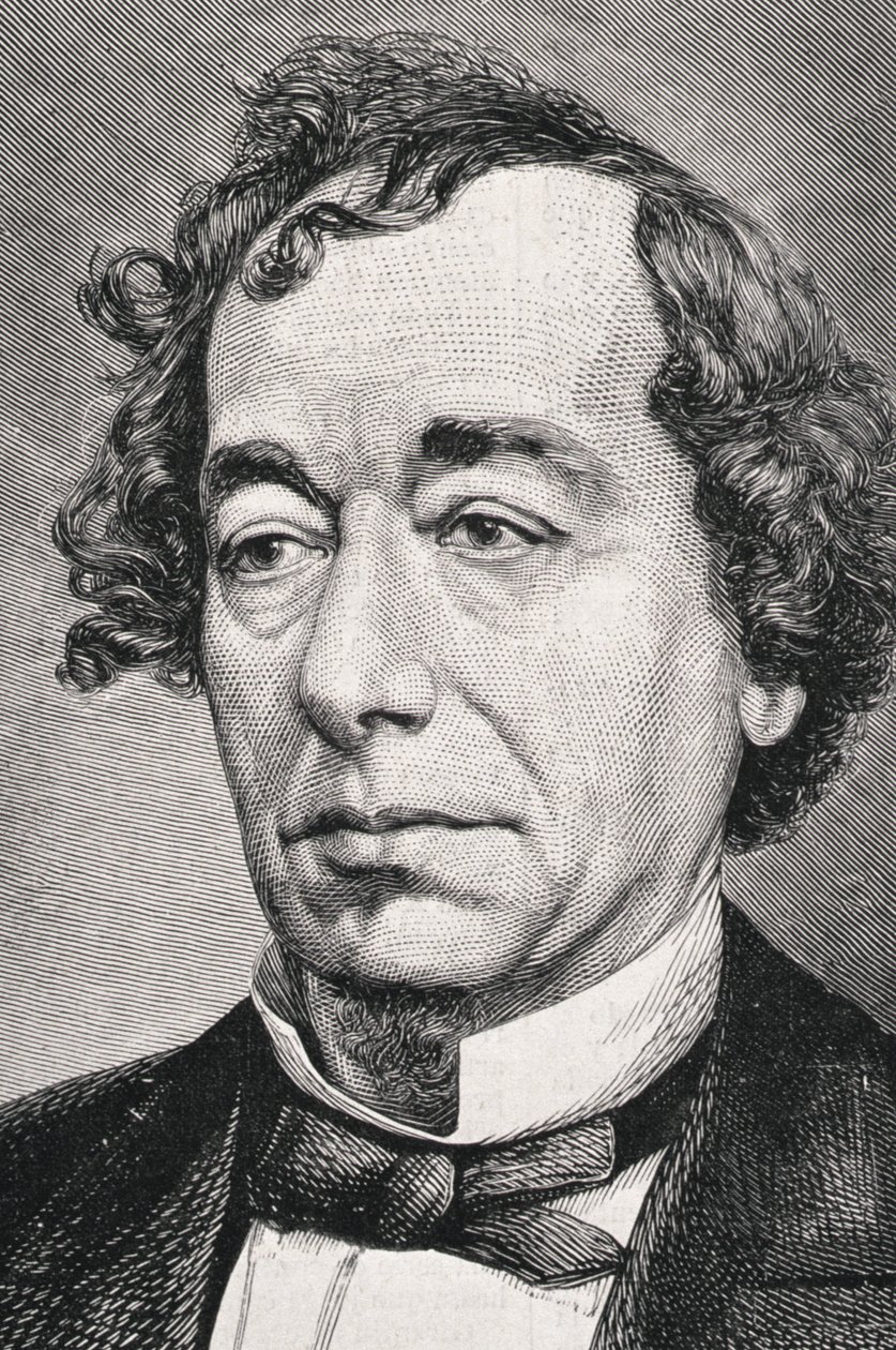 Portrait of Benjamin Disraeli, 1st Earl of Beaconsfield by French School