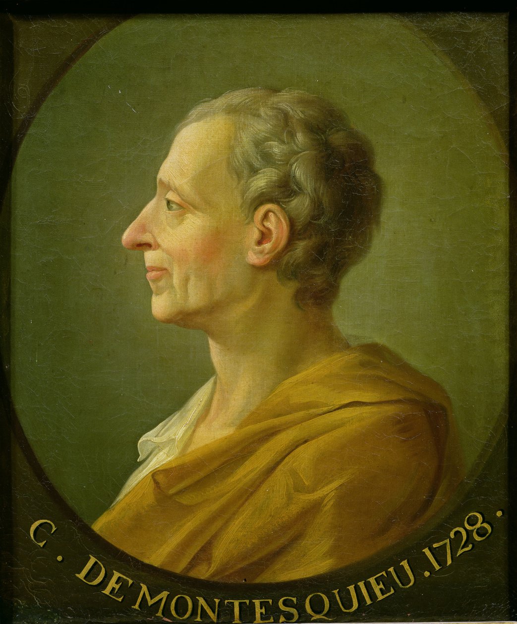 Portrait of Charles de Montesquieu, French Philosopher and Jurist by French School