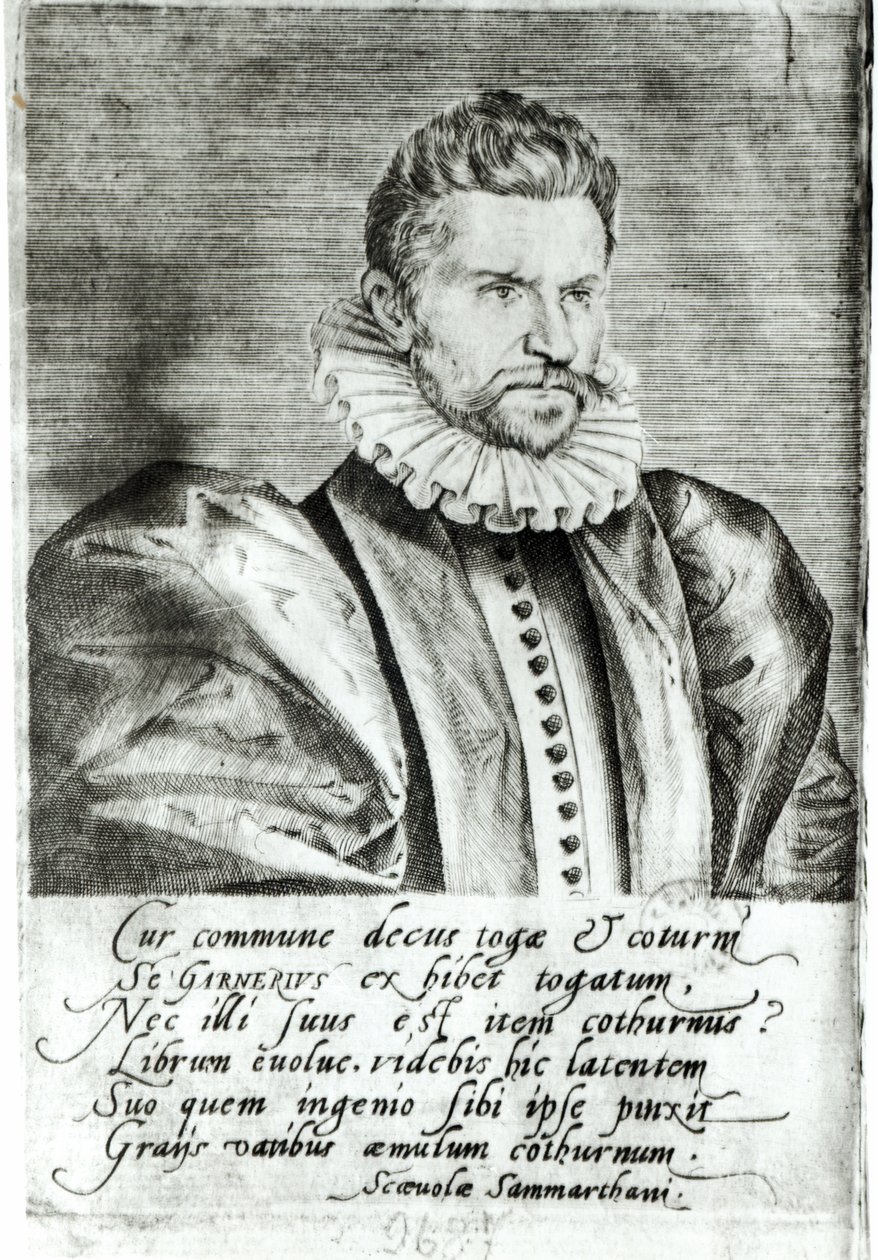 Portrait of Robert Garnier (1534-90)  by French School