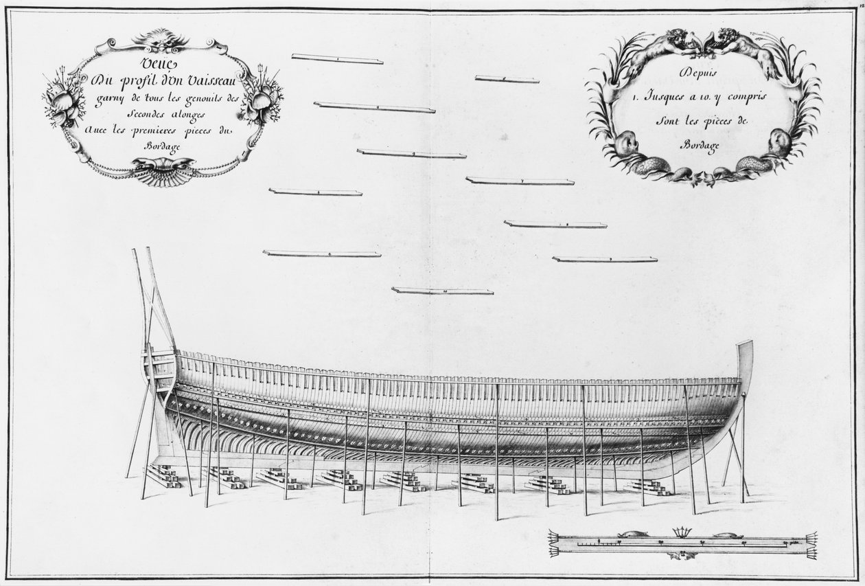 Profile of a vessel, illustration from the 