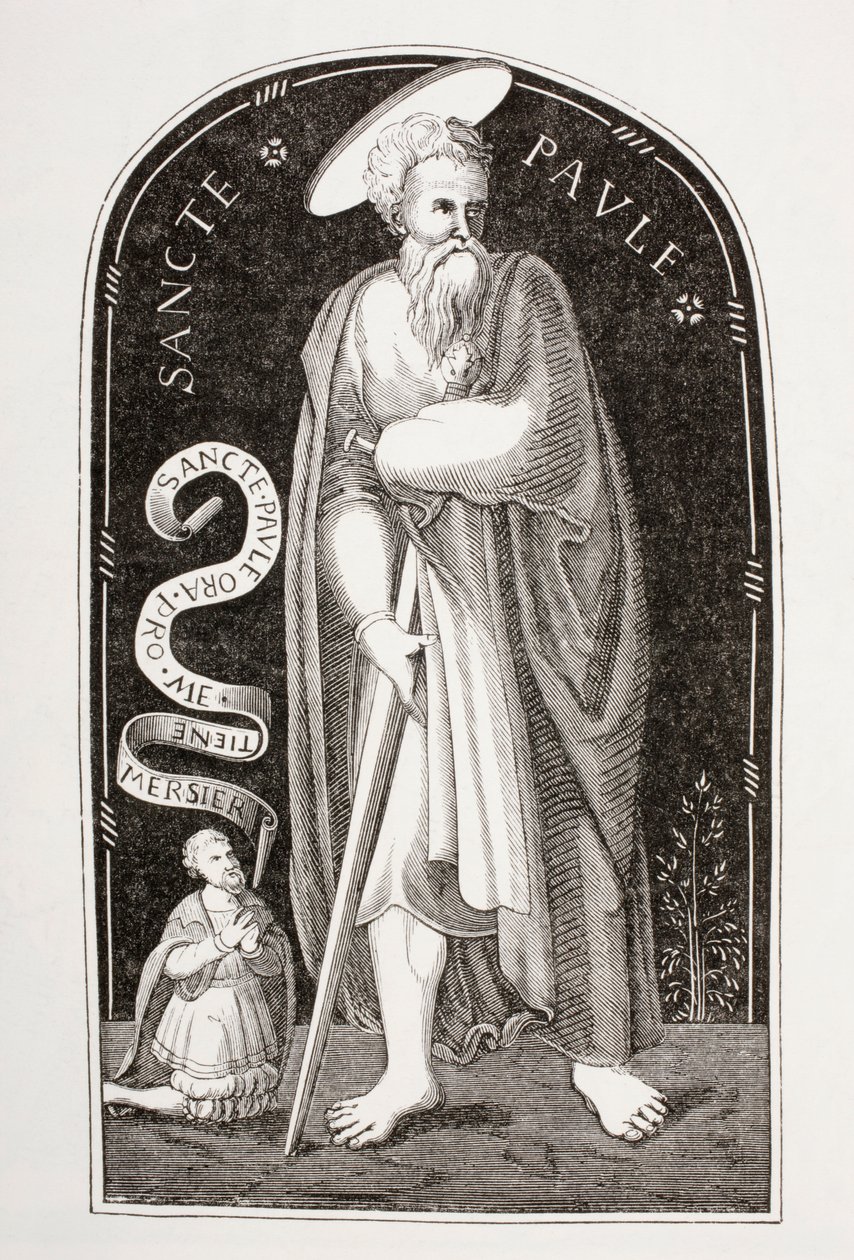 Saint Paul the Apostle, After an Enamel from Limoges by Etienne Mercier, from 