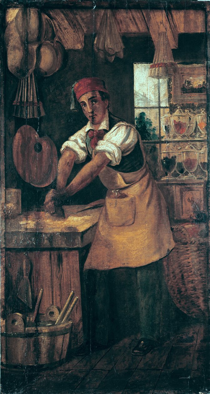 Shop Sign for a Paint Seller, 225 rue Saint-Denis by French School