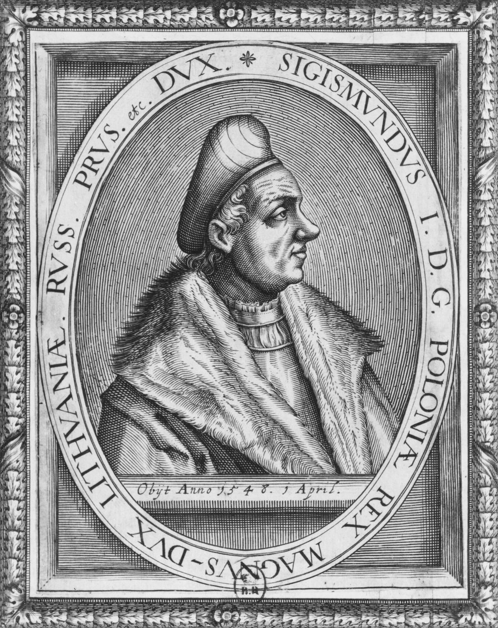 Sigismund I, King of Poland and Grand Duke of Lithuania by French School