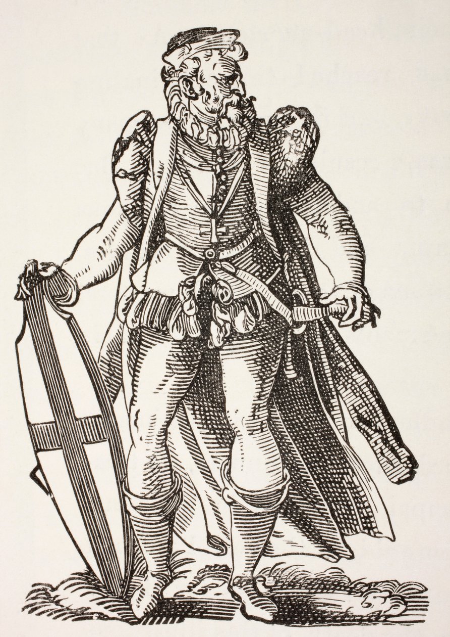 Teutonic knight, from 