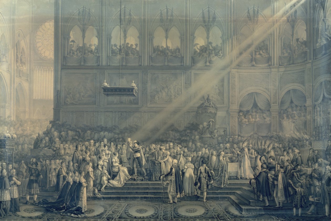 The Baptism of the King of Rome at Notre-Dame, 10th June 1811 by French School