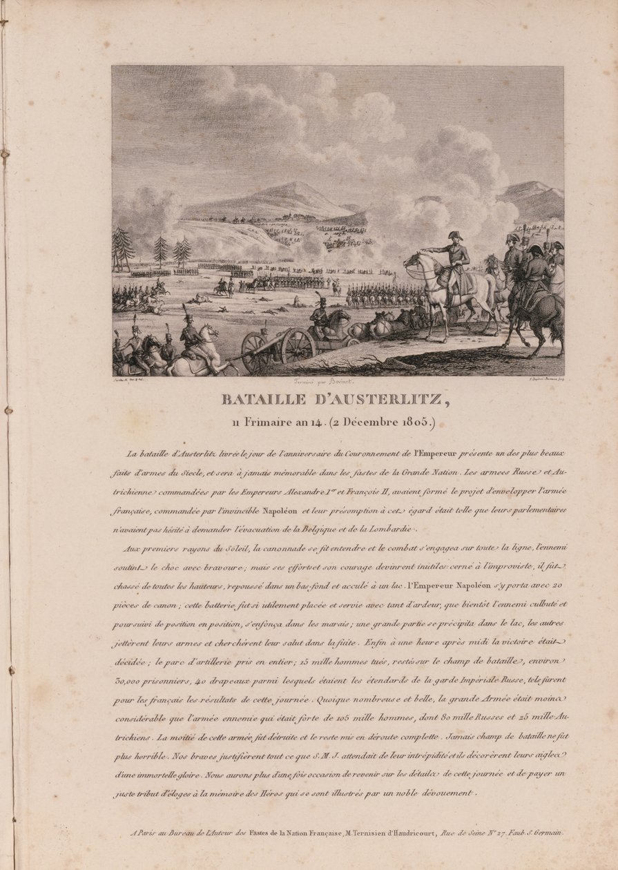 The Battle of Austerlitz, 2nd December 1805 by French School