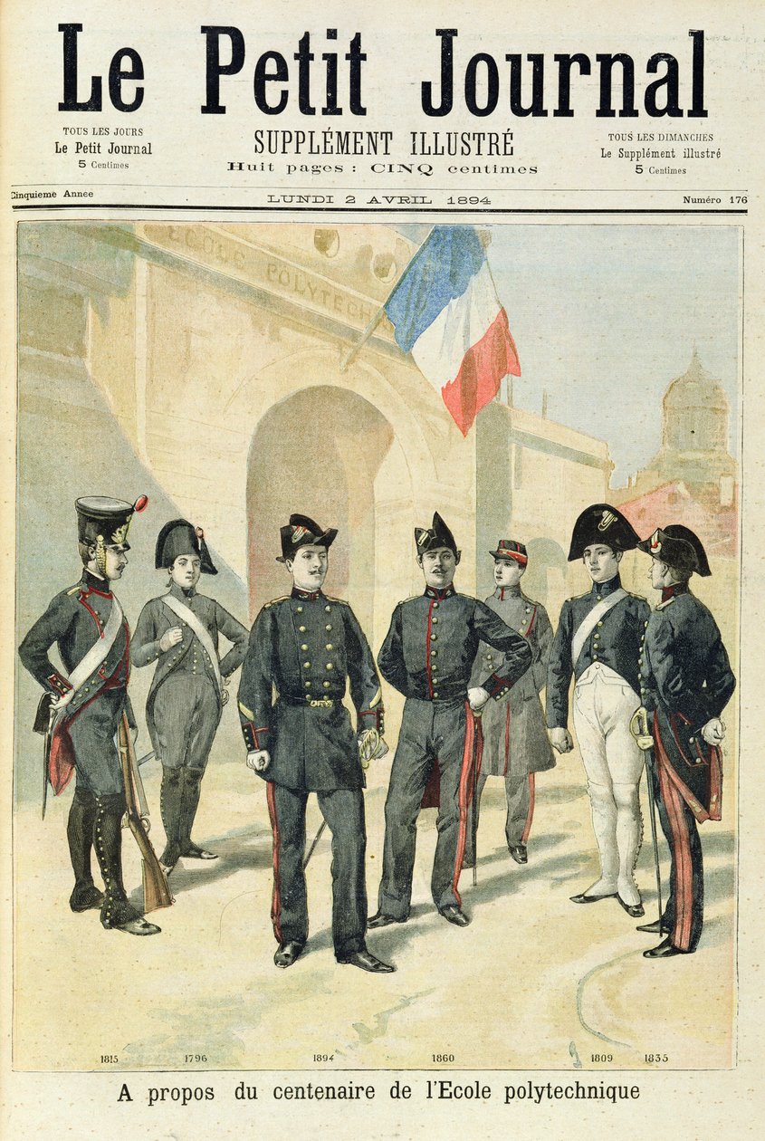 The Centenary of the Ecole Polytechnique, from the front page of the illustrated supplement of 
