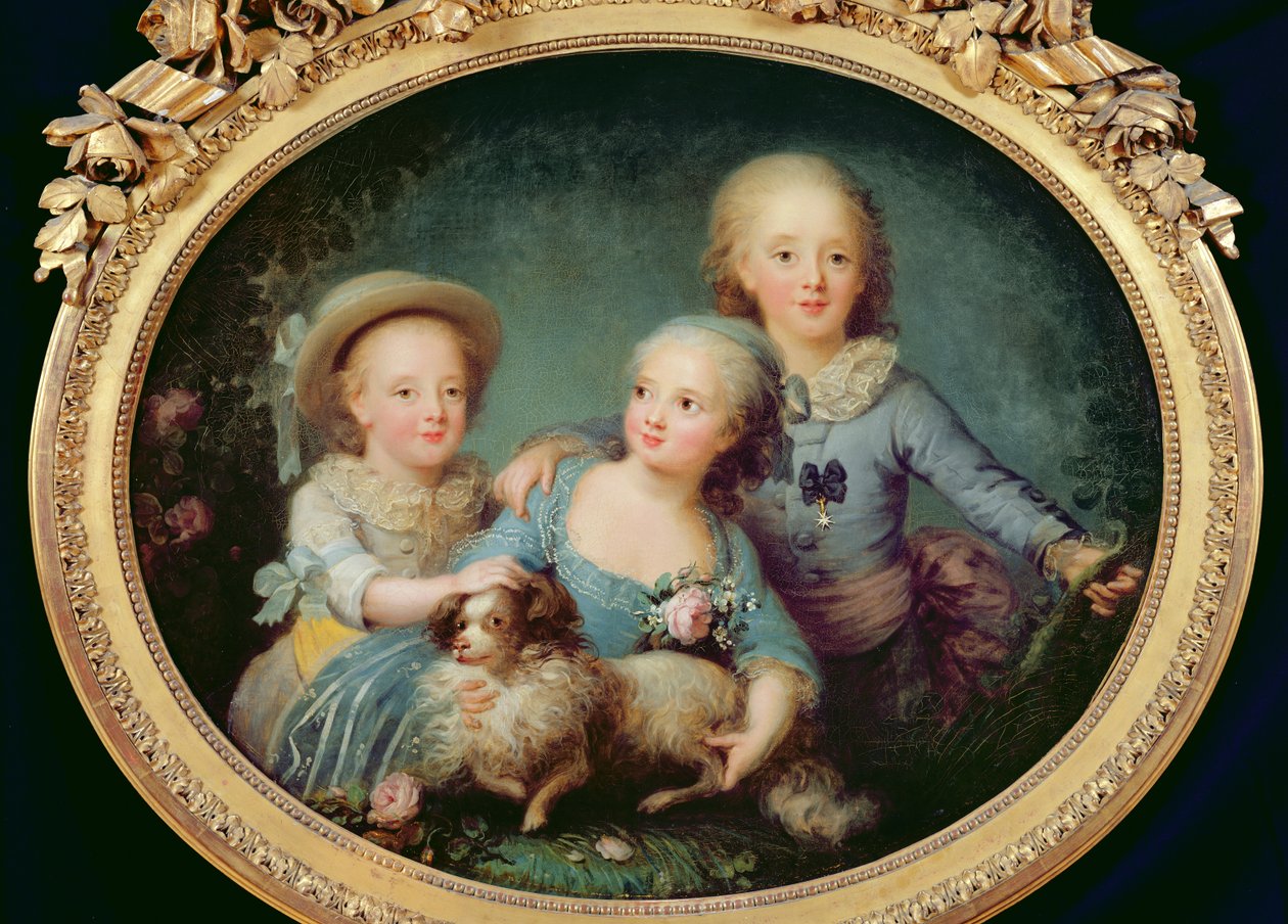 The Children of Charles de France, 1781 by French School