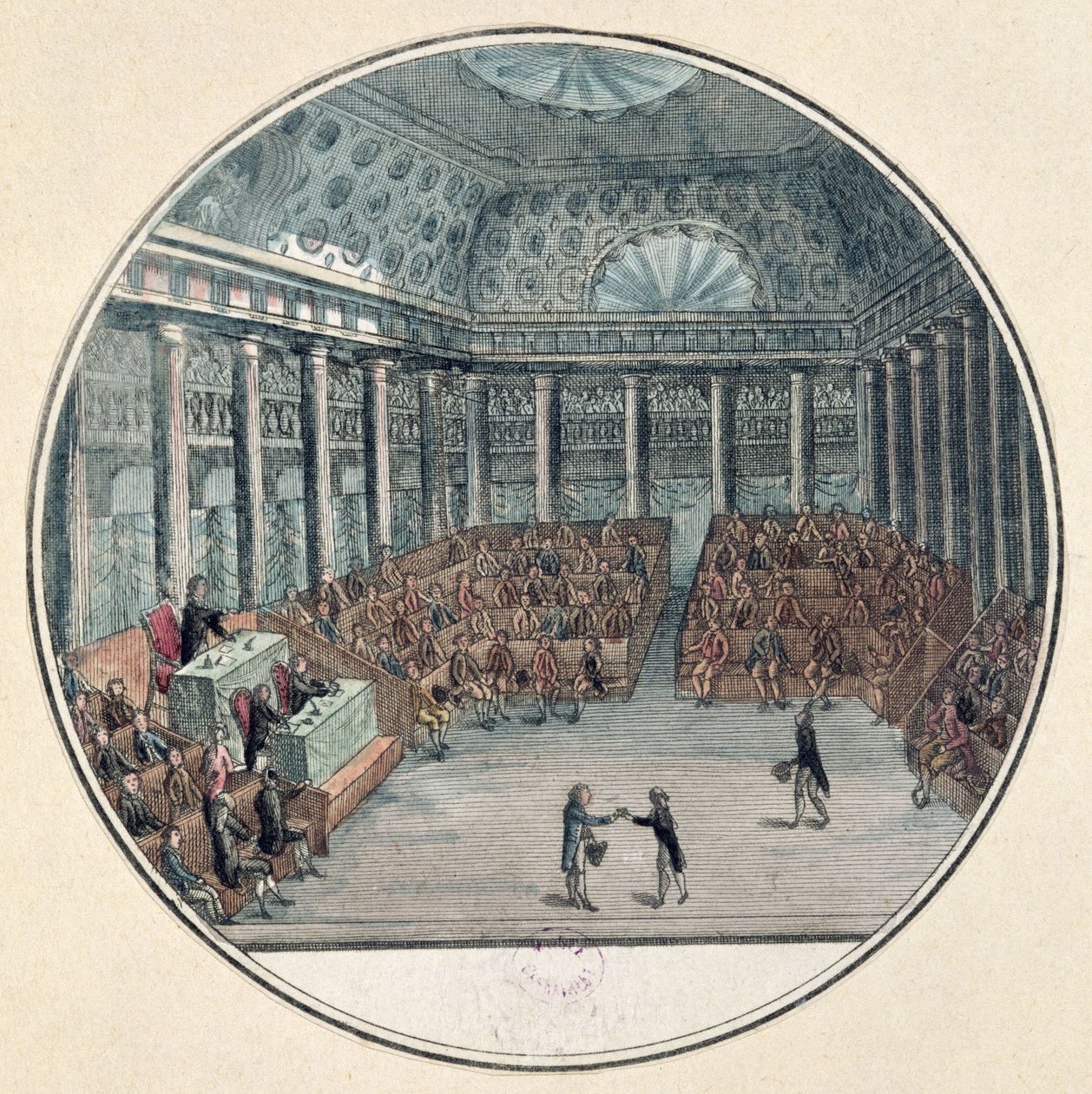 The Deputies of the Commune Meeting in the National Assembly, 17th June 1789 by French School