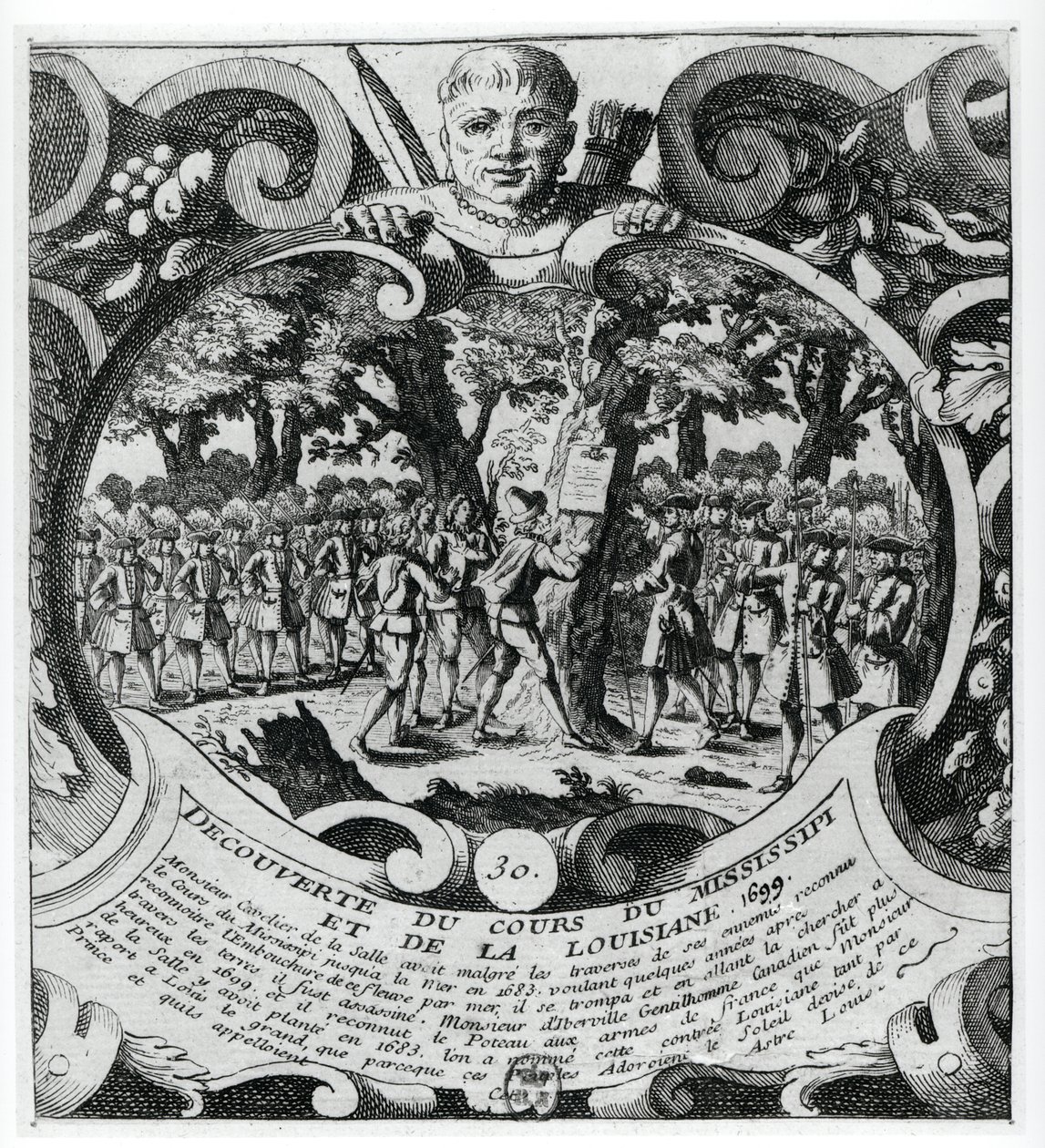 The Discovery of the Mississippi River and Louisiana by Pierre d