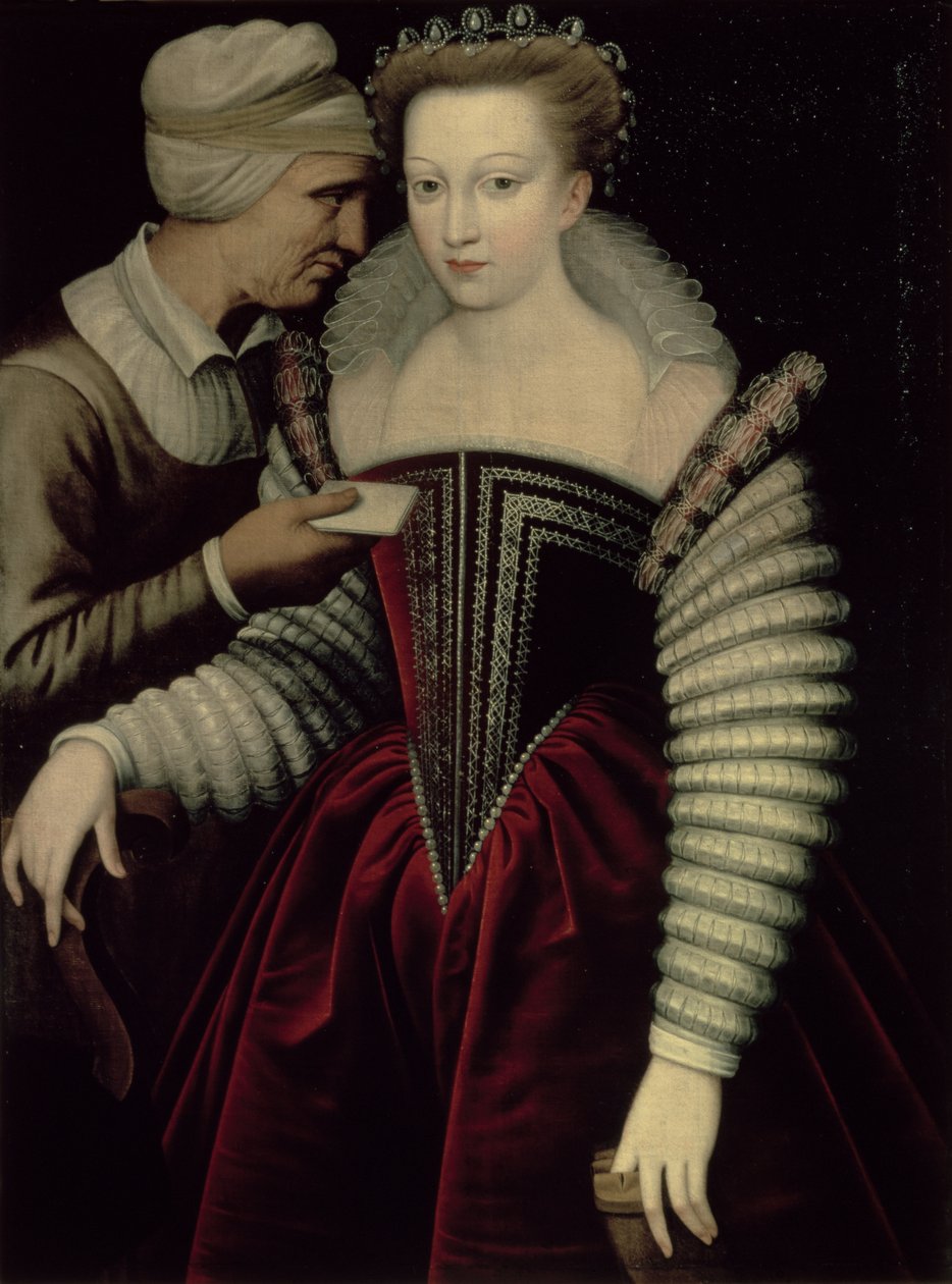 The Love Letter, a Lady with her Maid by French School
