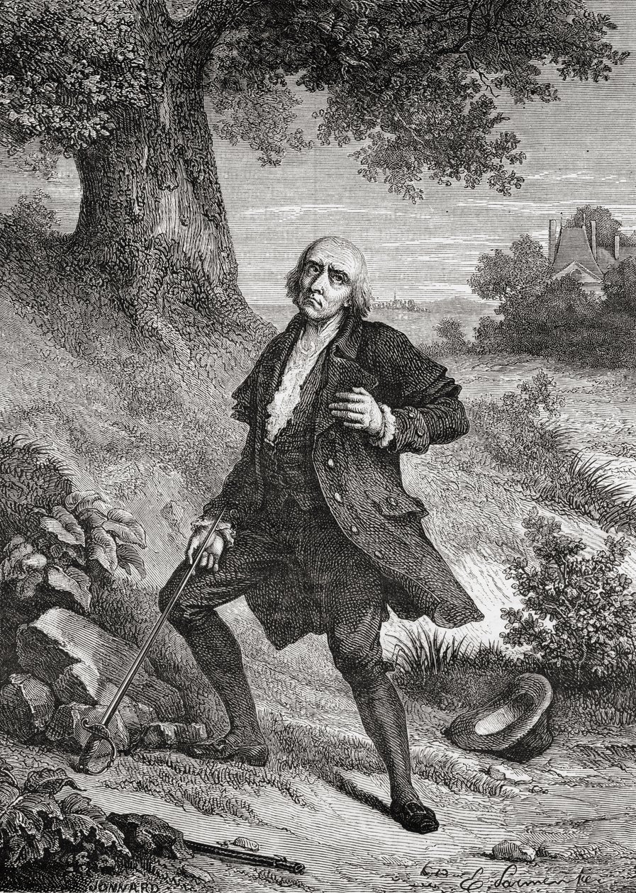 The Suicide of Jean Marie Roland de La Platiere (1734-93), 10th November 1793 by French School