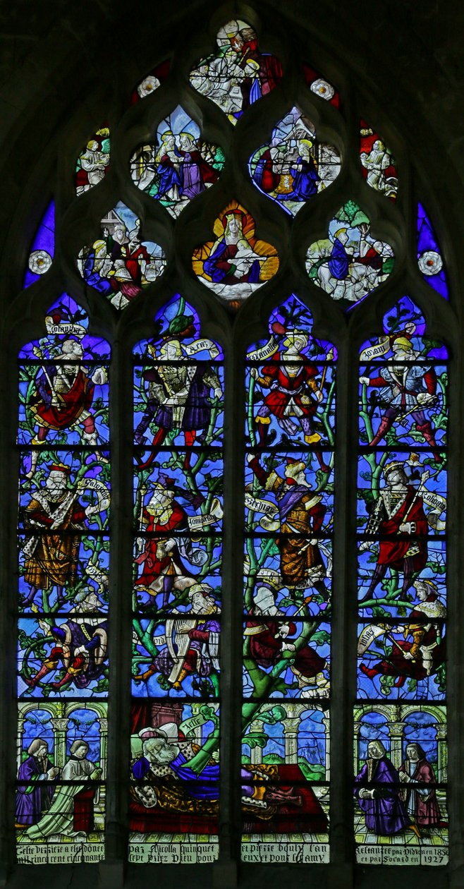 The Tree of Jesse: Jesse, 1557 by French School