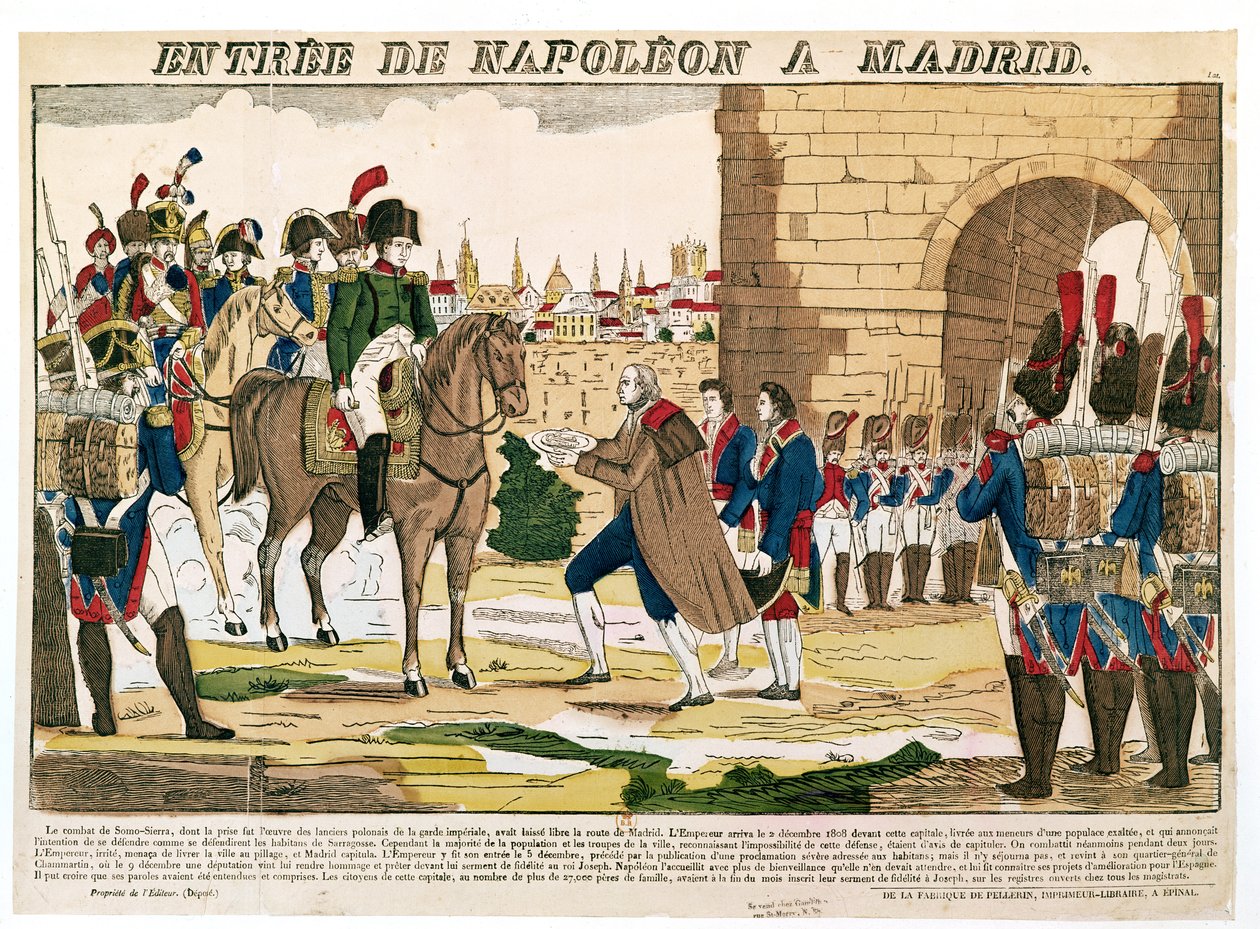 Triumphant Entry of the French into Madrid, 4th December 1808 by French School