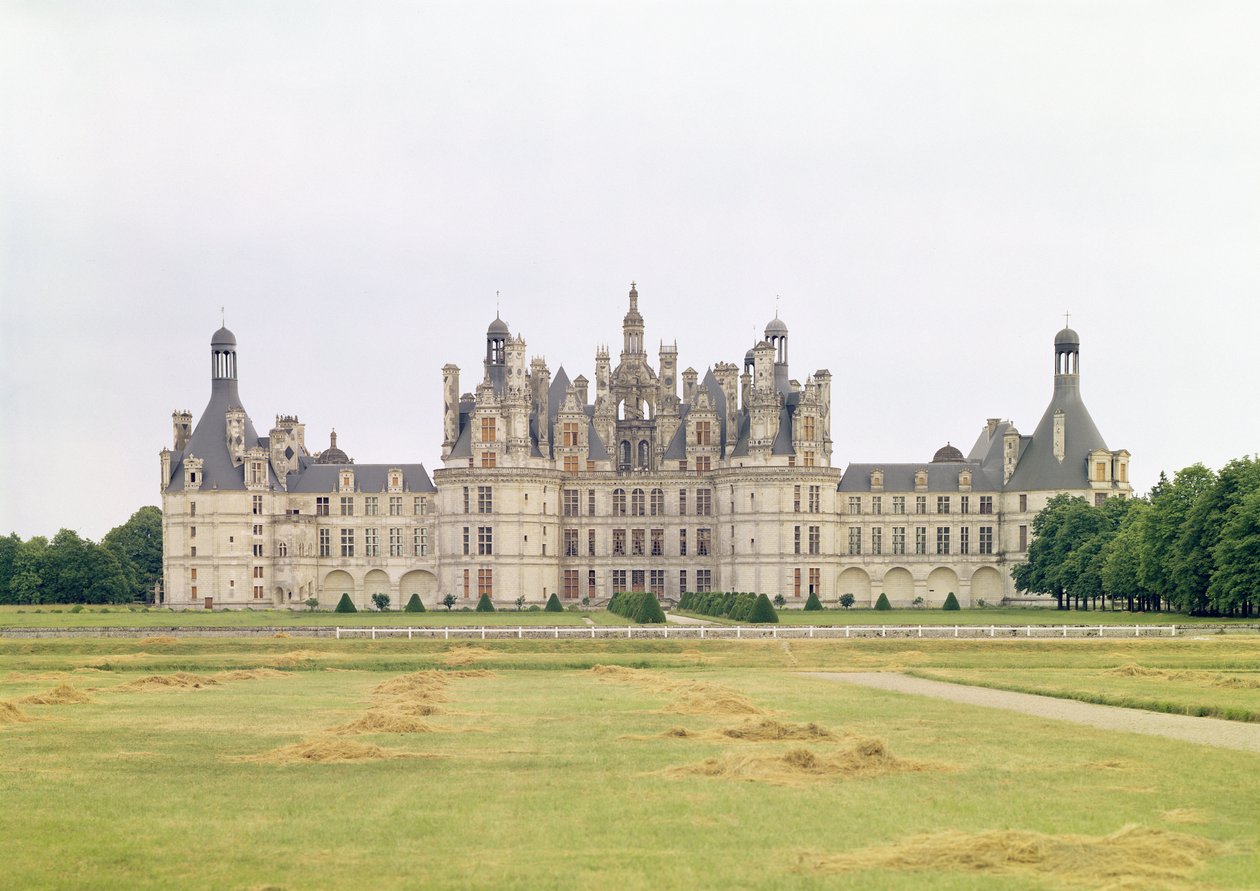 View of the north-west facade, built 1519-46 by French School