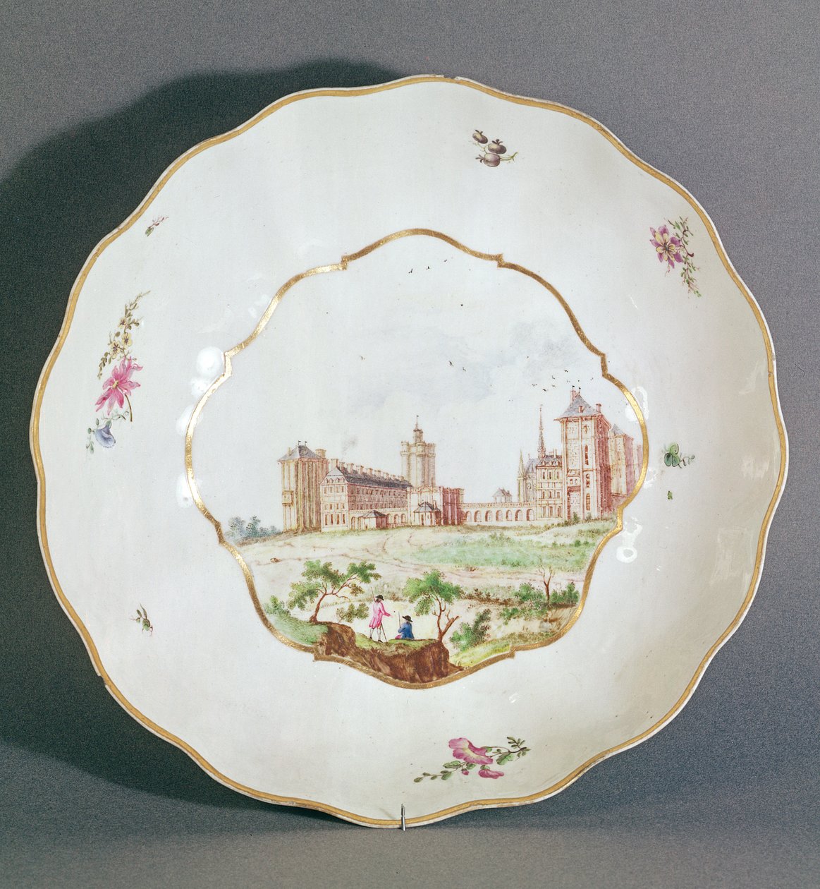 Vincennes plate, c.1745 by French School