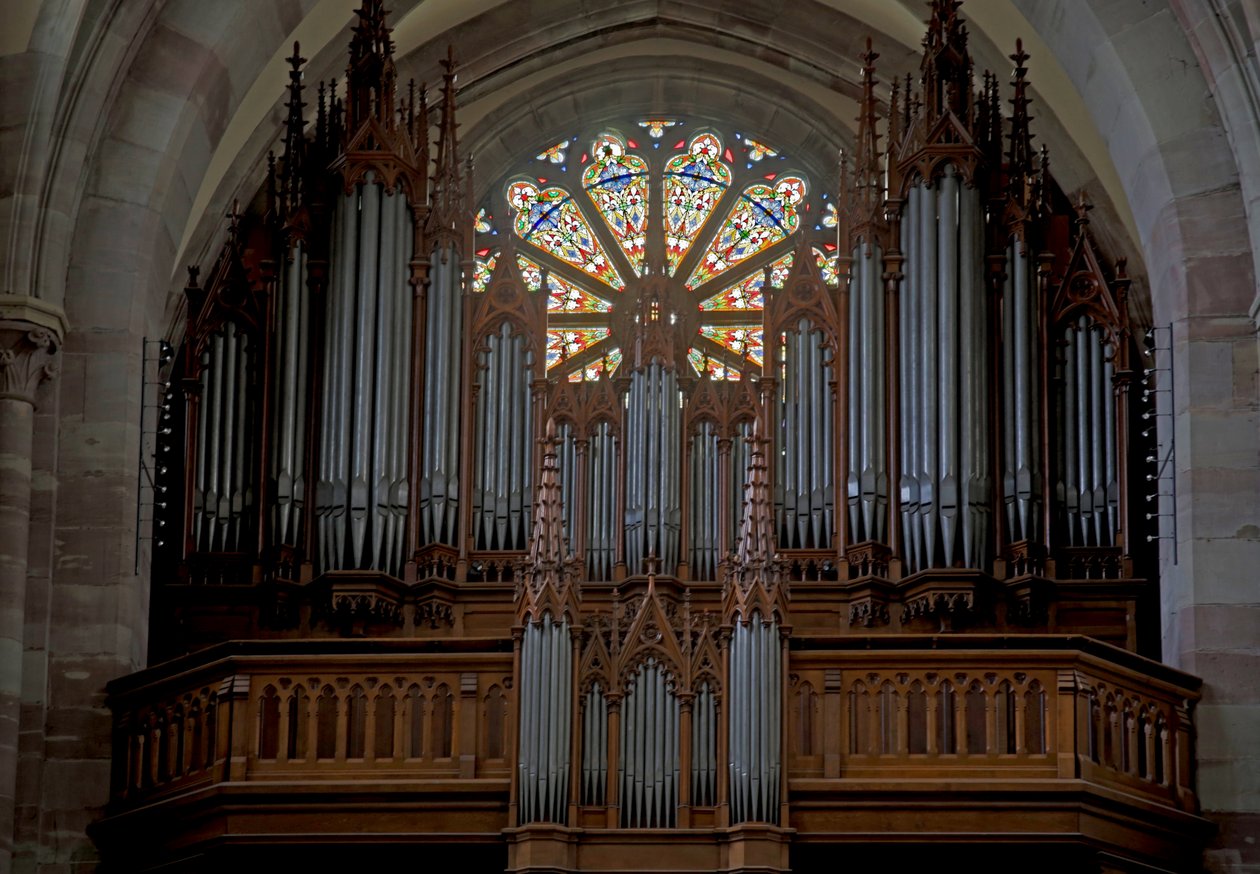 West rose window by French School