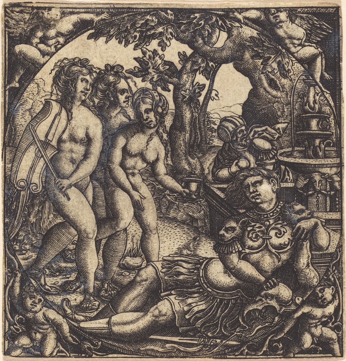 The Judgment of Paris by French 16th Century