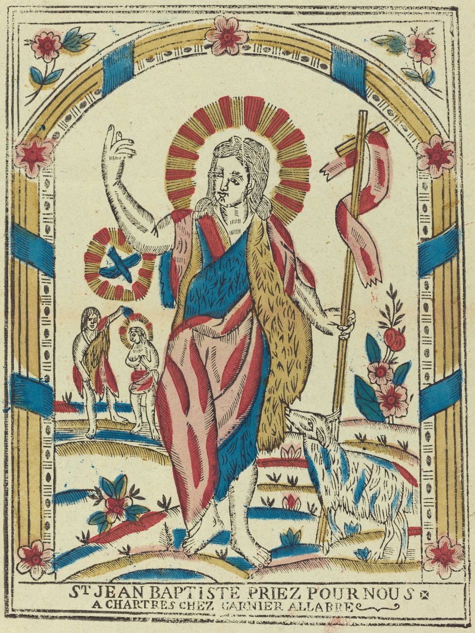 Saint John the Baptist Pray for Us by French 19th Century