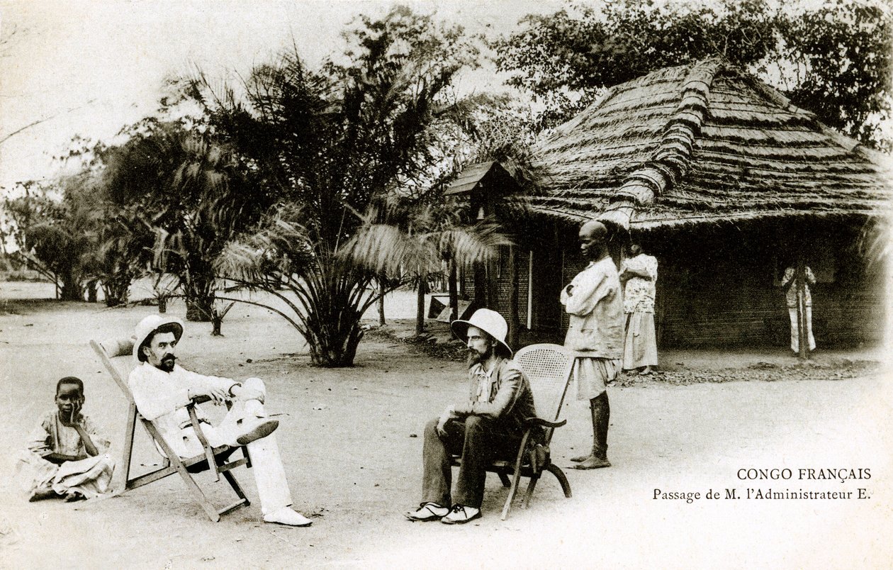 Brazzaville, French Equatorial Africa (early 20th century) by French Photographer