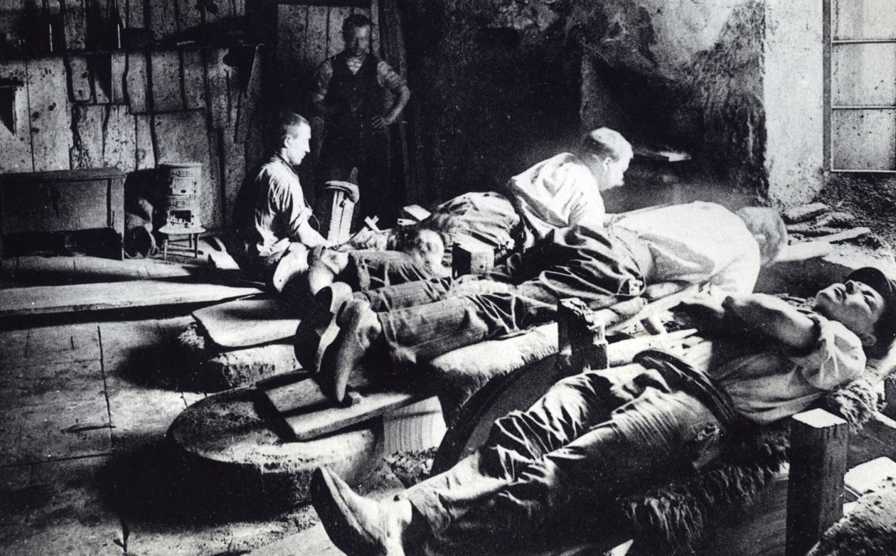 Cutlers at Work in Thiers, Late 19th Century by French Photographer