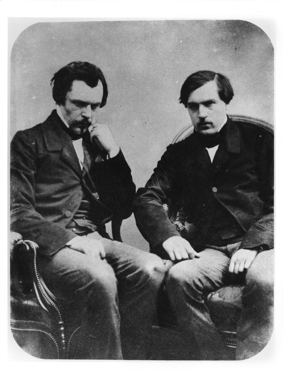 Edmond Louis Antoine Huot de Goncourt and Jules Alfred Huot de Goncourt by French Photographer