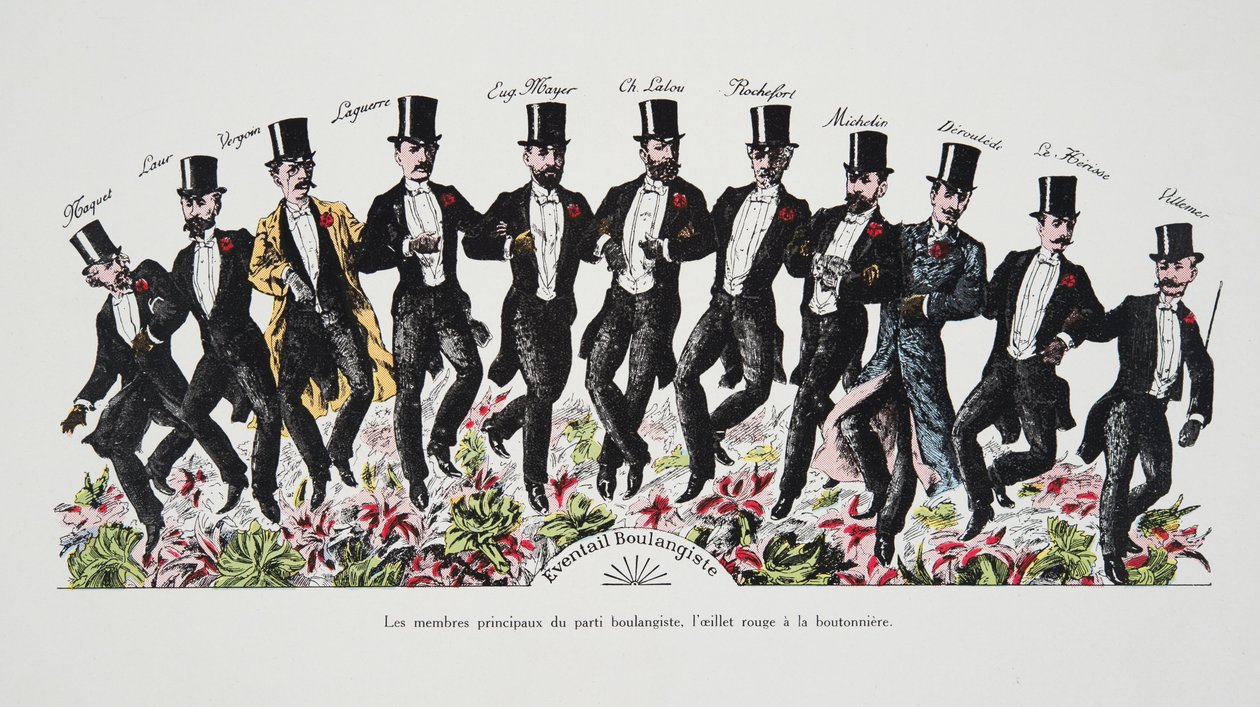 Eventail Boulangiste, from Histoire de la Troisieme Republique, Vol. I, l