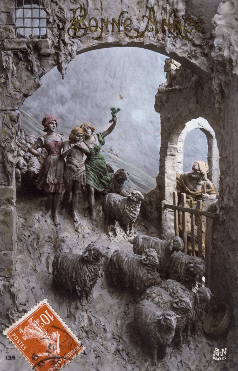 French postcard dated circa by French Photographer