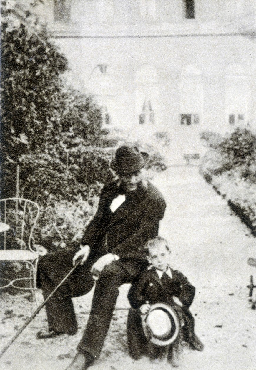 Jules ferry and his nephew Abel Ferry - photography by French Photographer