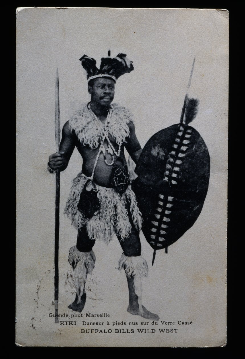 Kiki, dancer who performed barefoot on broken glass, Buffalo Bill (William Frederick Cody) by French Photographer
