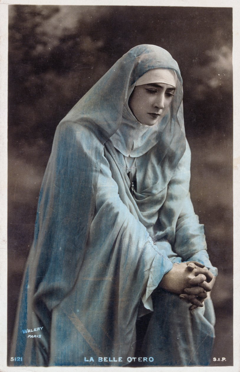 La Belle Otero (1868-1965) a Spanish actress, dancer and courtesan by French Photographer