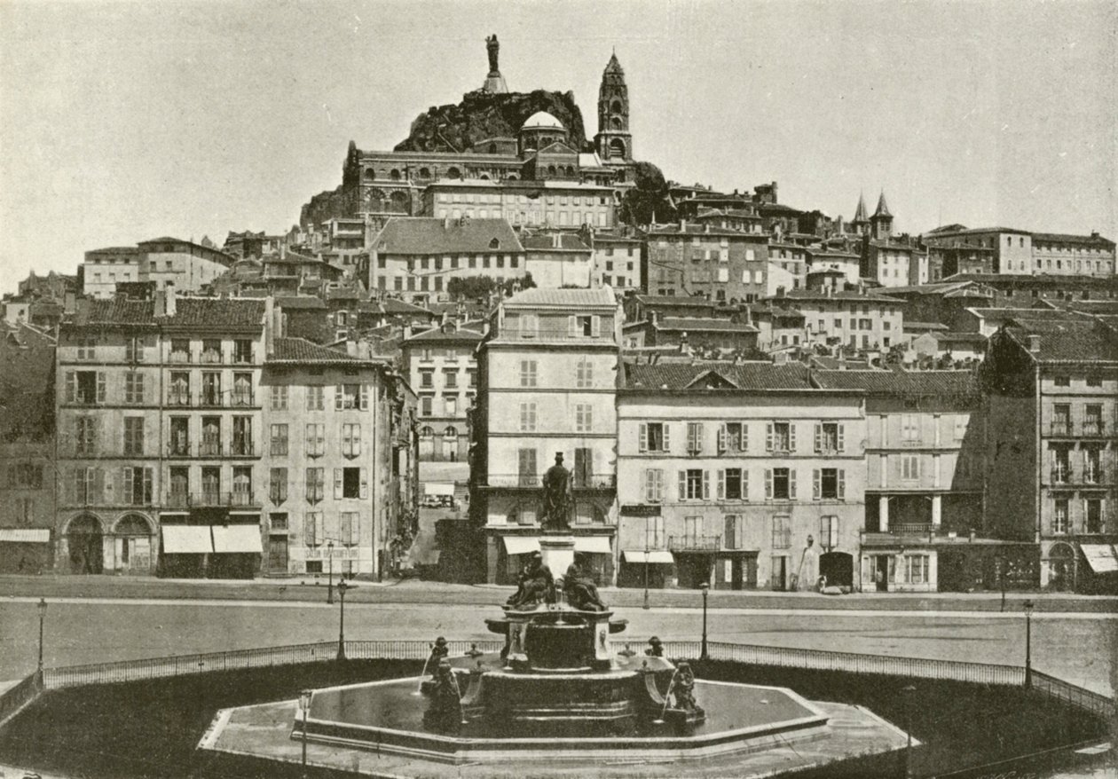 Le Puy, General View by French Photographer