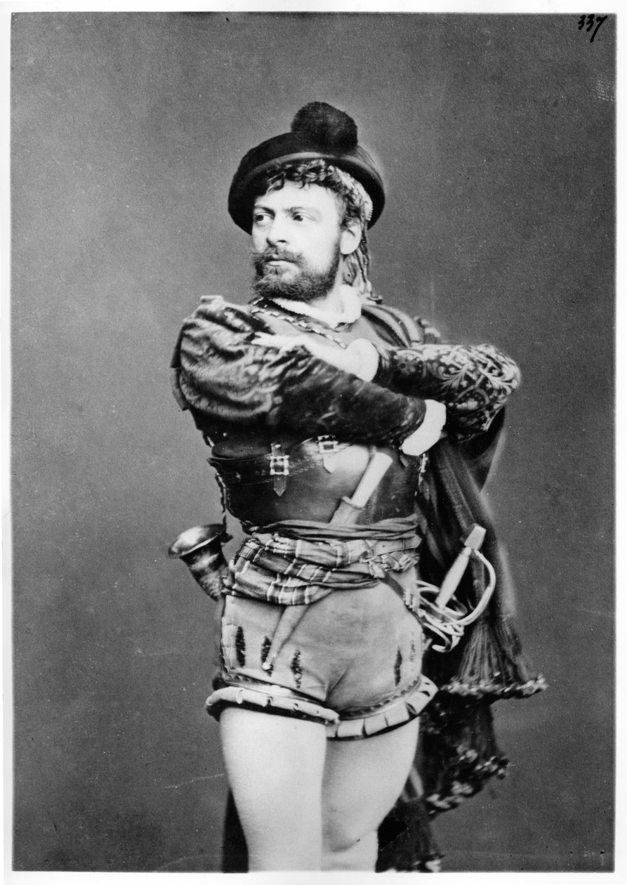 Mounet-Sully (1841-1916) as Hernani in 