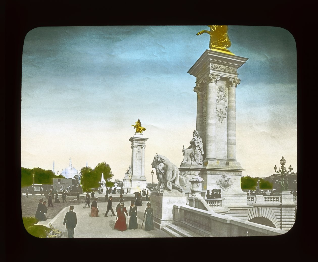 Paris Exposition: Pont Alexandre III, 1900 by French Photographer