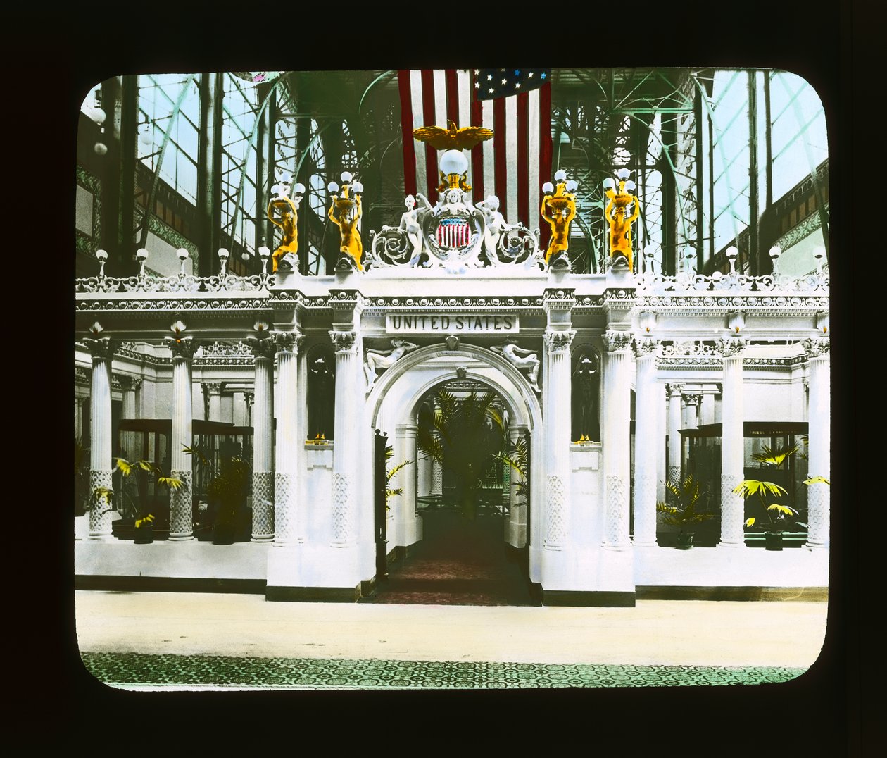 Paris Exposition: The United States Pavilion, Electrical Section, 1900 by French Photographer