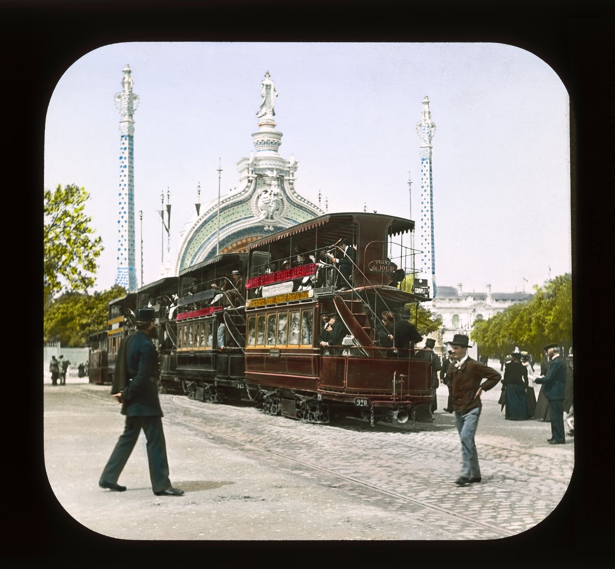 Paris Exposition: Main Entrance Gate, 1900 by French Photographer