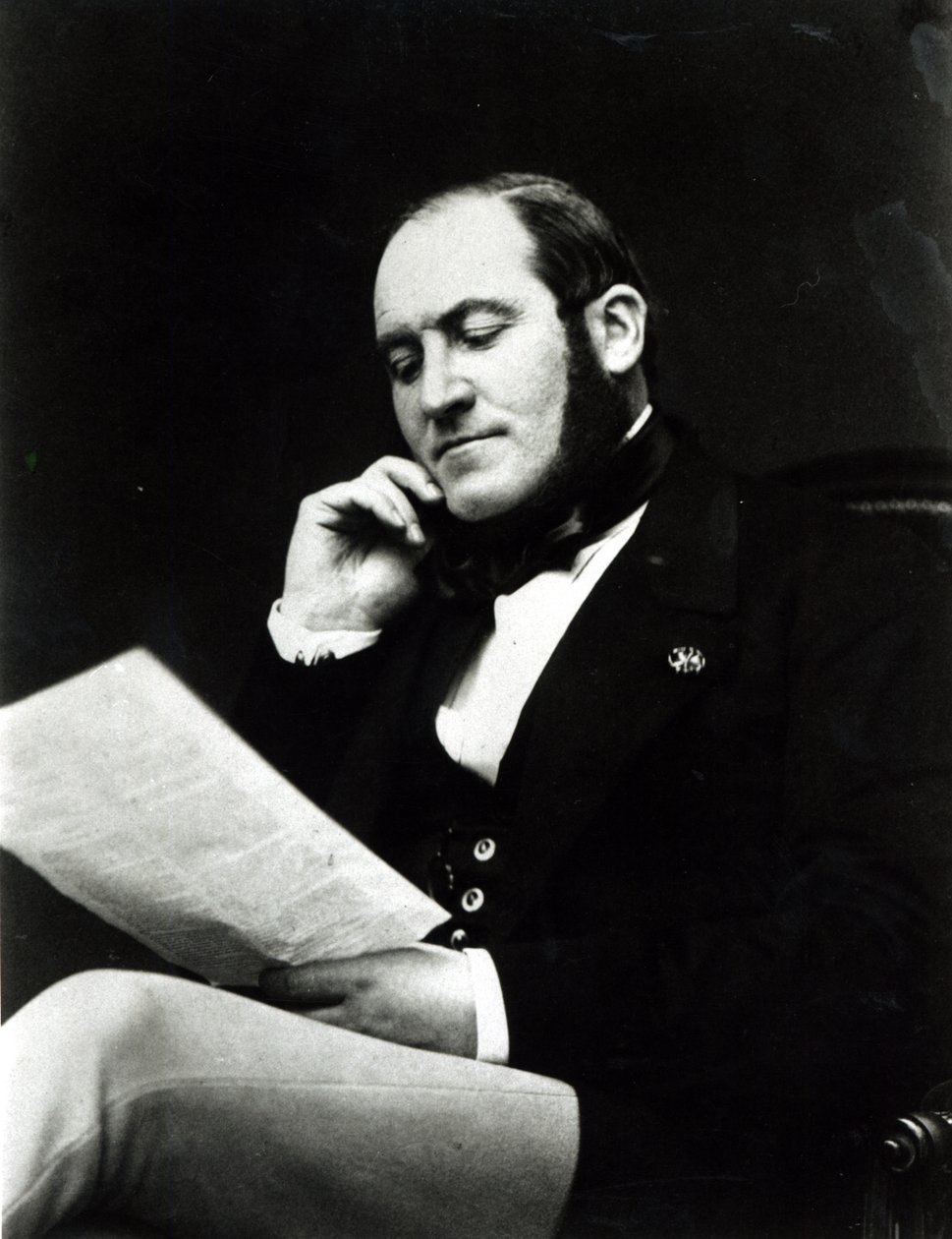 Portrait of Baron Georges Eugene Haussmann (1809-91), 19th Century by French Photographer