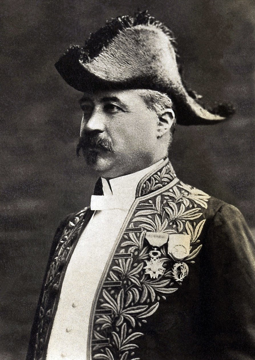 Portrait of Emile Faguet (1847-1916) by French Photographer