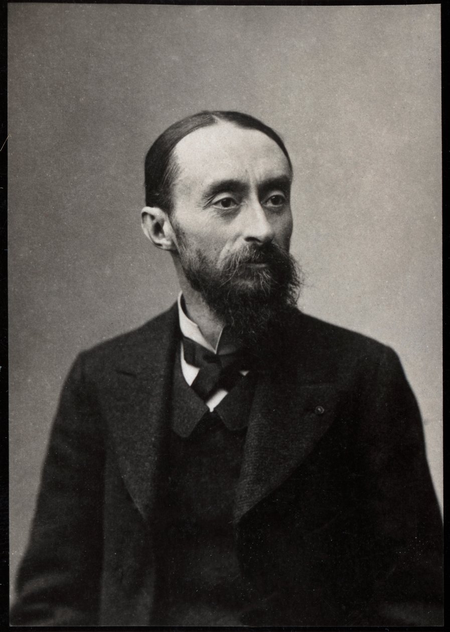 Portrait of Fernand Cormon, French painter by French Photographer