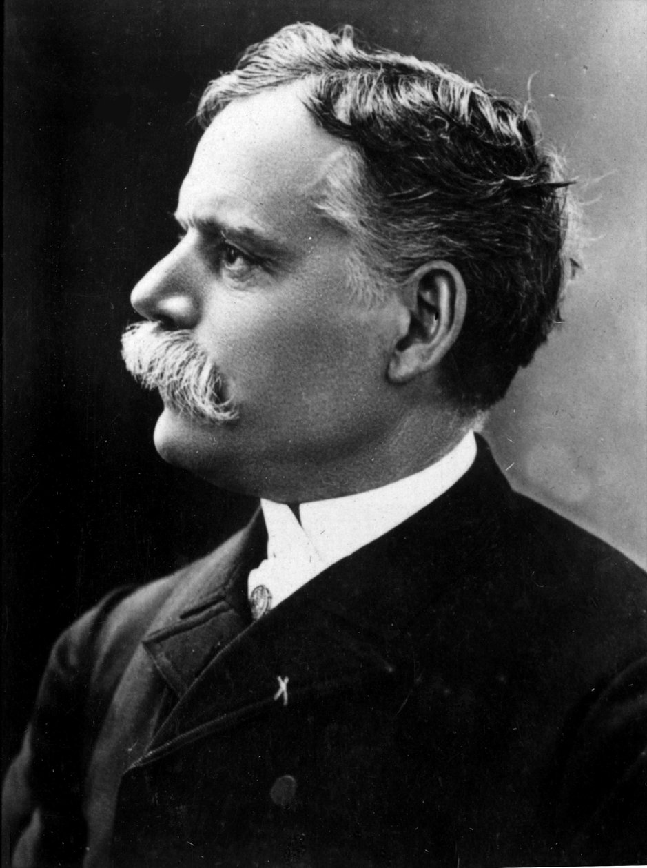 Portrait of Jules Cheret, French painter and cartoonist, late 19th century by French Photographer