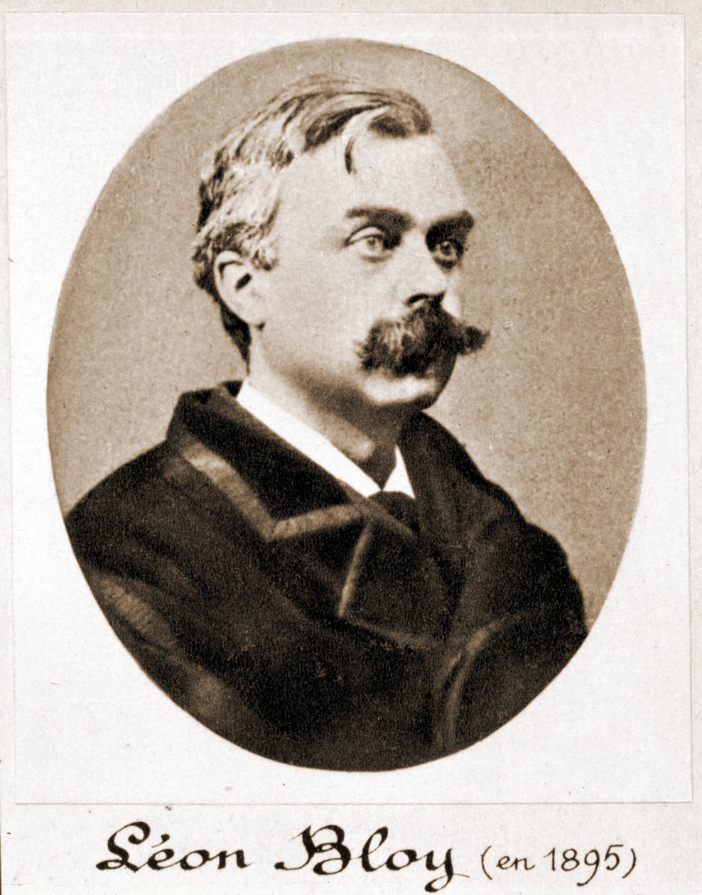 Portrait of Léon Bloy (1846 - 1917), French Writer. 1895 by French Photographer