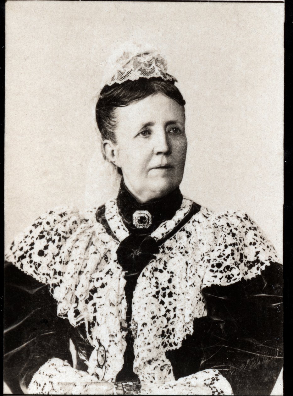 Portrait of Sophia of Nassau (1836-1913), Queen consort of Sweden and Norway by French Photographer