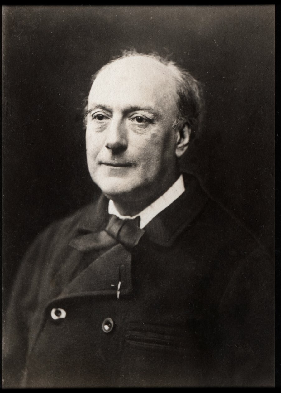 Portrait of Theodore de Banville by French Photographer