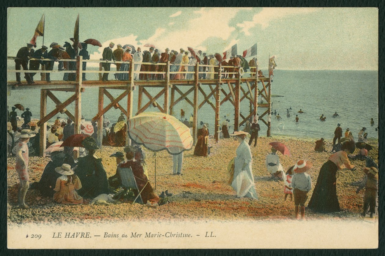 Baths Marie-Christine at Le Havre by French Photographer