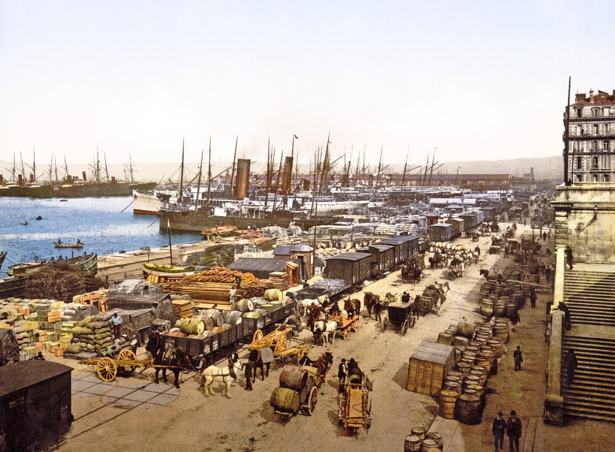 Quai de la Joliette, Marseilles, France by French Photographer