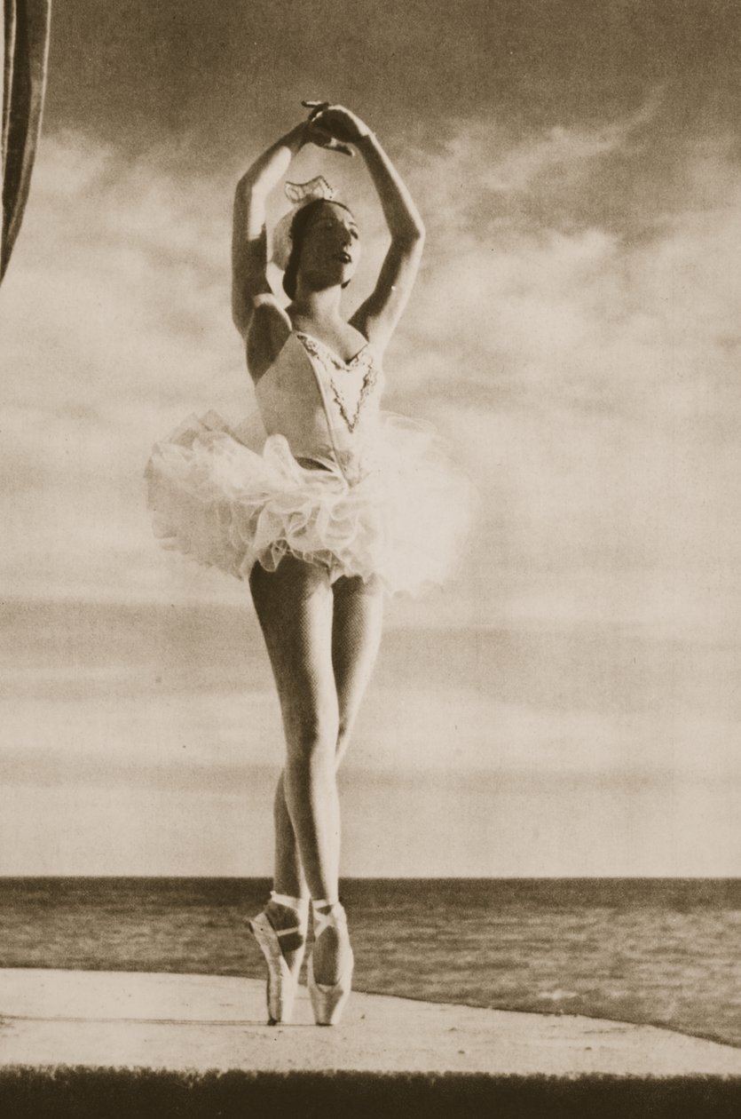 Rosella Hightower in Swan Lake, from Grand Ballet de Monte-Carlo, 1949 (photogravure) by French Photographer