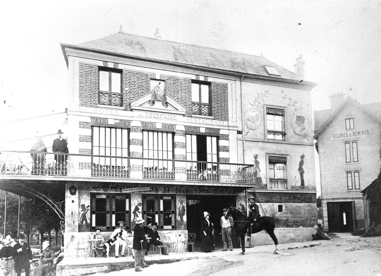 The Hotel Fournaise in Chatou, c.1880 by French Photographer