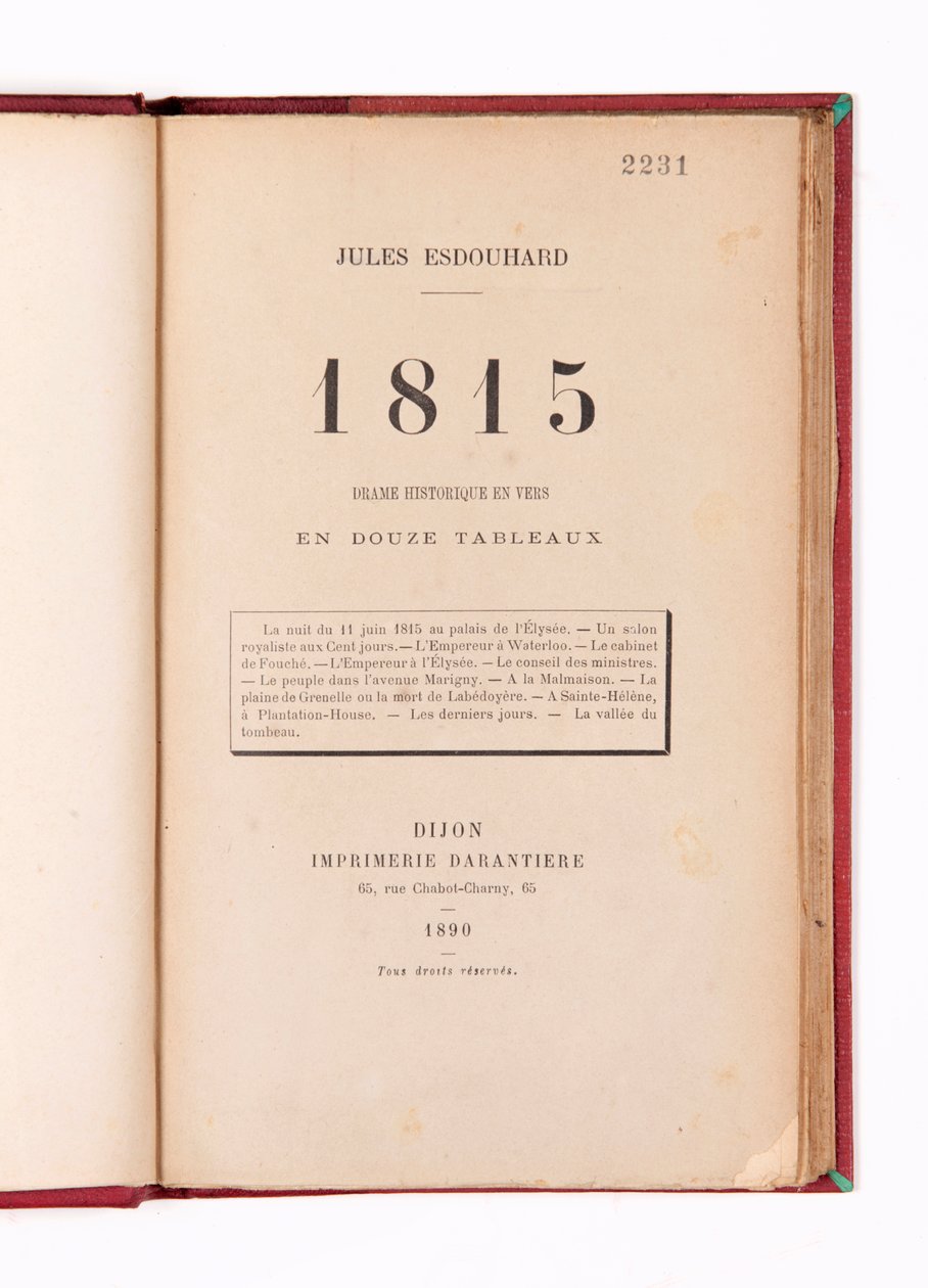 1815 by French School