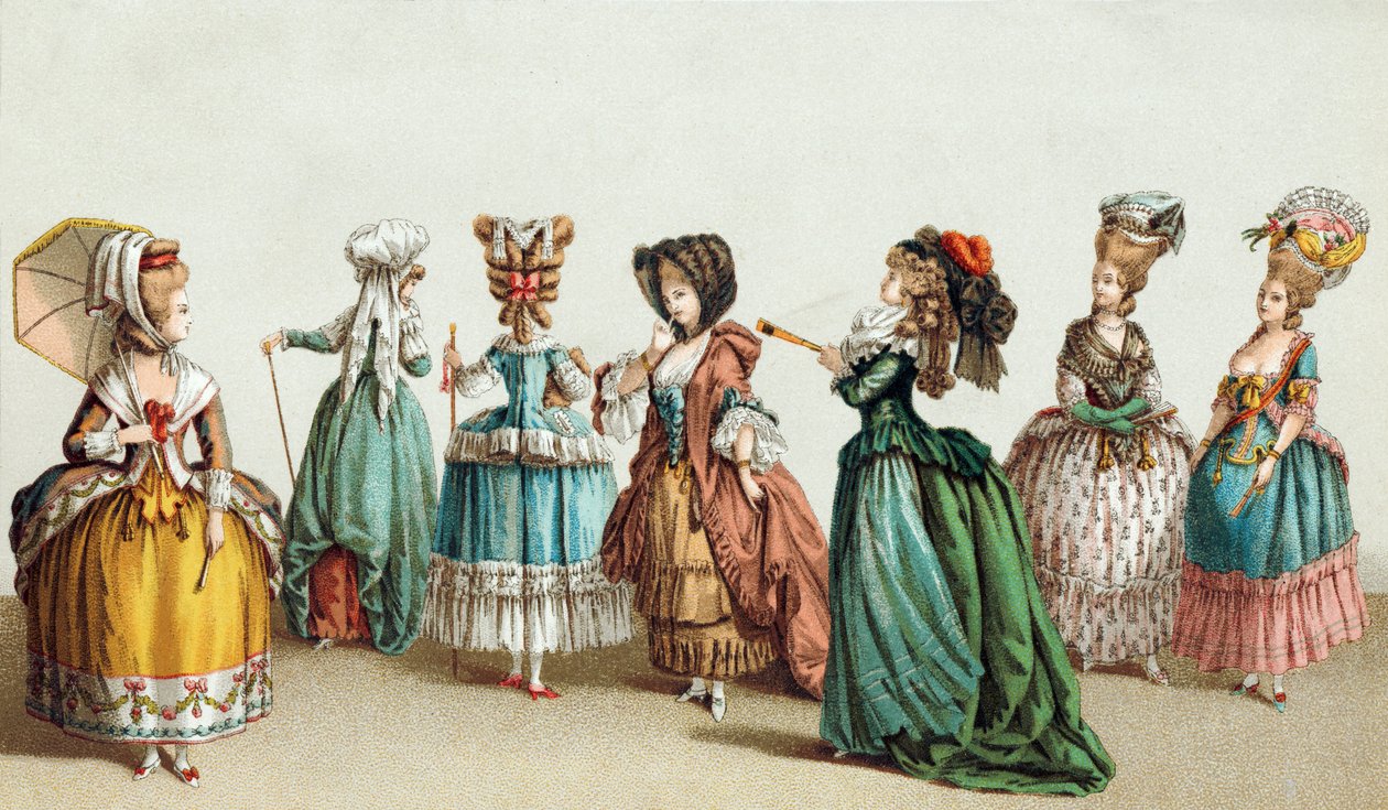 18th century French ladies